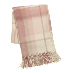 Kremmerhuset Pledd Tartan 130x170 cm rosa| Pledd