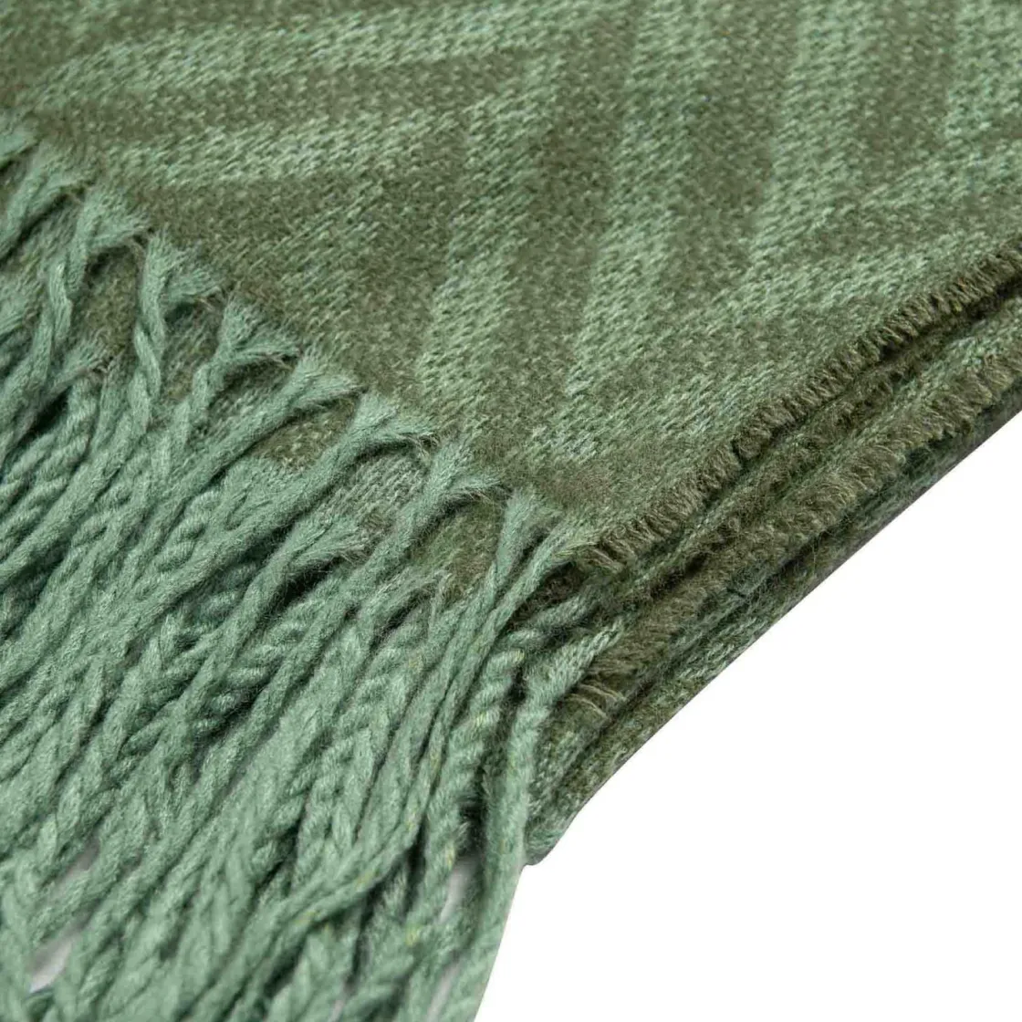 Kremmerhuset Pledd ZigZac 130x170 cm grønn| Pledd