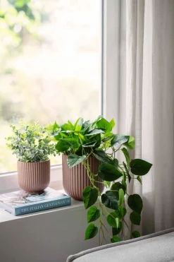 Kremmerhuset Potte Riley matt 20 cm, brun| Blomsterpotter Og Pidestaller