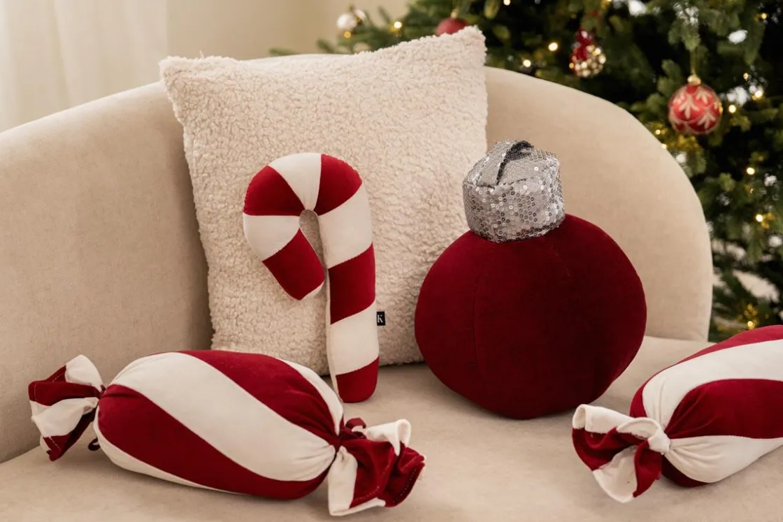 Kremmerhuset Pute Drops 50cm| Putetrekk|Juleputer