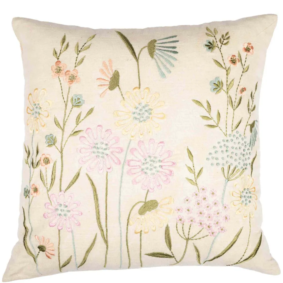 Kremmerhuset Puterekk Saga brodert multi 48x48cm| Putetrekk