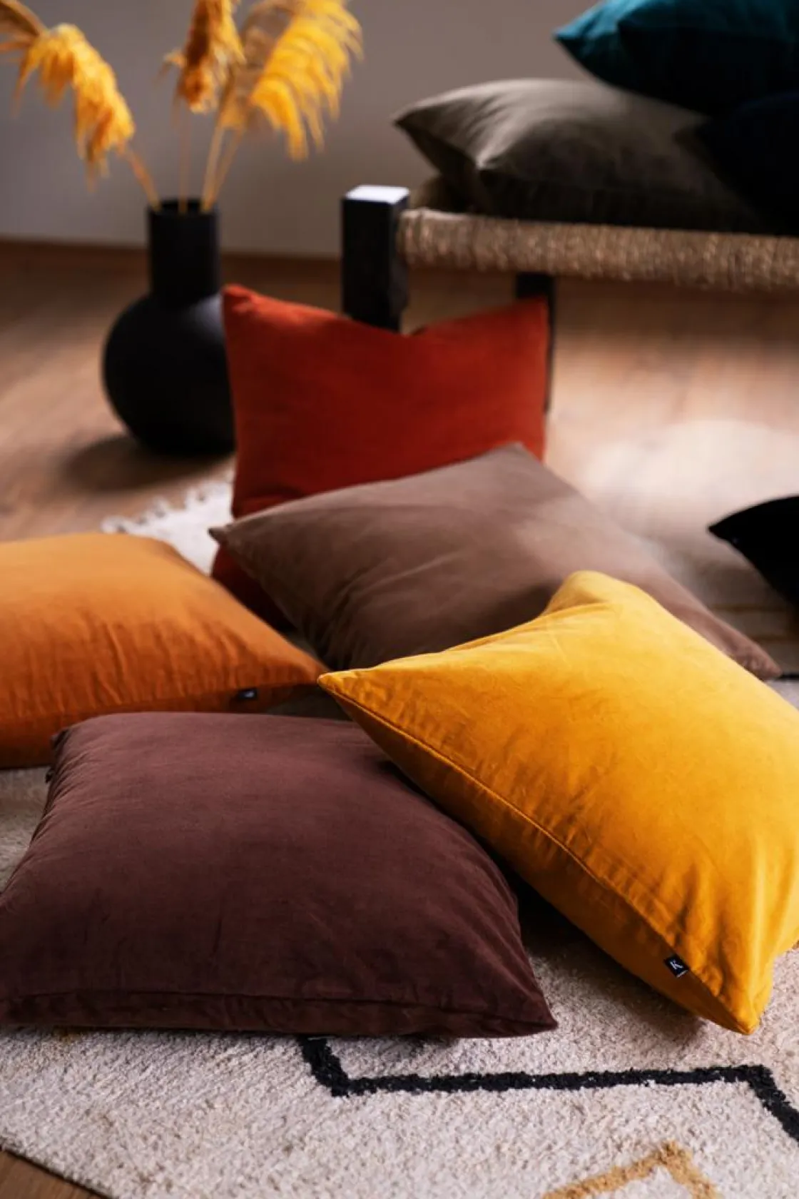 Kremmerhuset Putetrekk Dolores mørk Kamel| Putetrekk