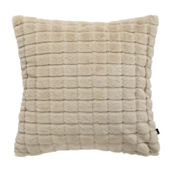 Kremmerhuset Putetrekk Faux fur ruter 48x48cm| Putetrekk