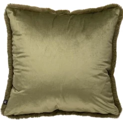 Kremmerhuset Putetrekk Faux fur 48x48cm, grønn| Putetrekk