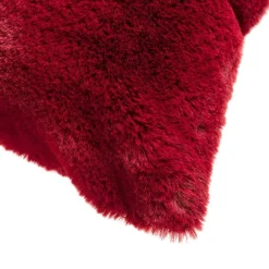 Kremmerhuset Putetrekk Faux fur 48x48cm rød| Putetrekk|Juletekstil