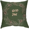 Kremmerhuset Putetrekk God Jul krans 48x48 cm grønn| Putetrekk|Juletekstil