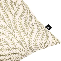 Kremmerhuset Putetrekk Gren brodert 48x48cm grønn| Putetrekk