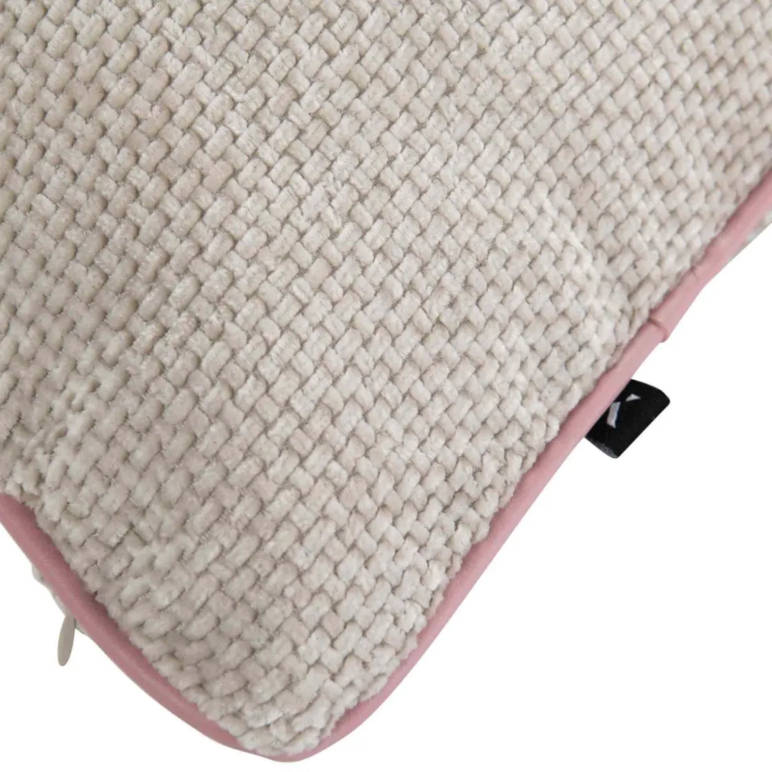 Kremmerhuset Putetrekk Kayla med piping48x48 cm lys beige| Putetrekk