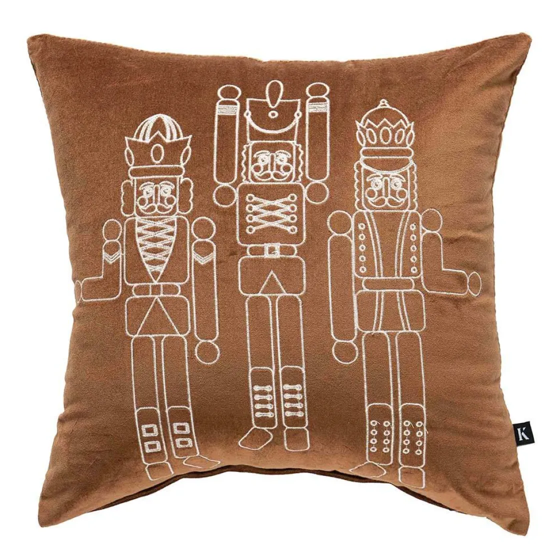 Kremmerhuset Putetrekk Nøtteknekker 40x40cm| Putetrekk|Juletekstil