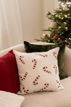 Kremmerhuset Putetrekk perler Candycane 48x48cm| Putetrekk|Juleputer