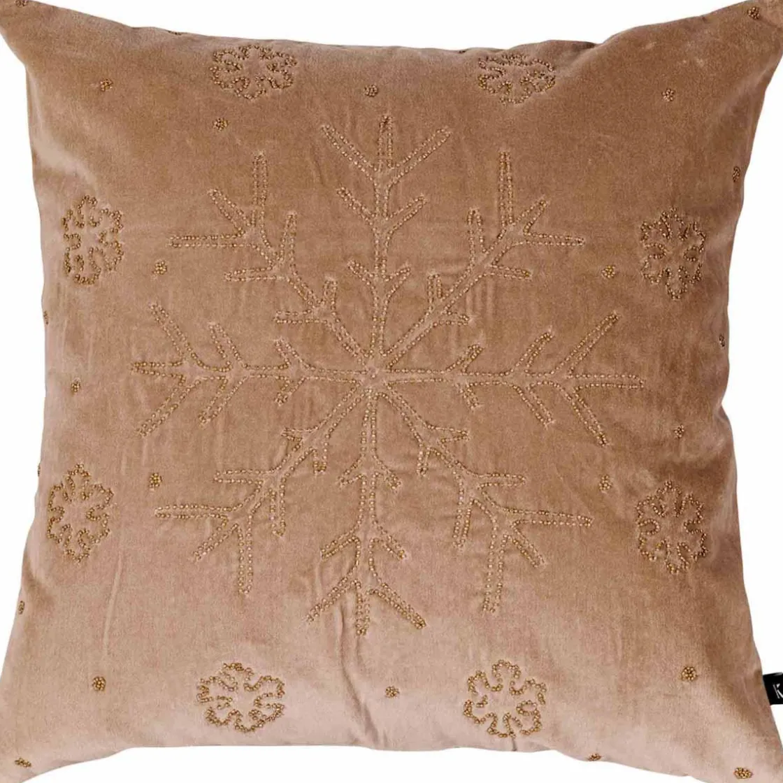 Kremmerhuset Putetrekk perler snøkrystall 48x48cm| Putetrekk|Juletekstil