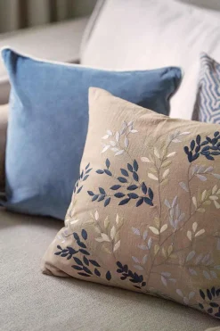 Kremmerhuset Putetrekk Piper 48x48 cm blå| Putetrekk