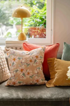 Kremmerhuset Putetrekk Piper 48x48 cm oransje| Putetrekk