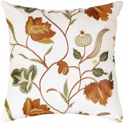 Kremmerhuset Putetrekk Poppy broderi 48x48cm| Putetrekk