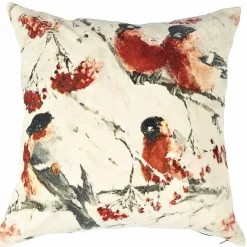 Kremmerhuset Putetrekk velur dompap lys| Putetrekk|Juletekstil