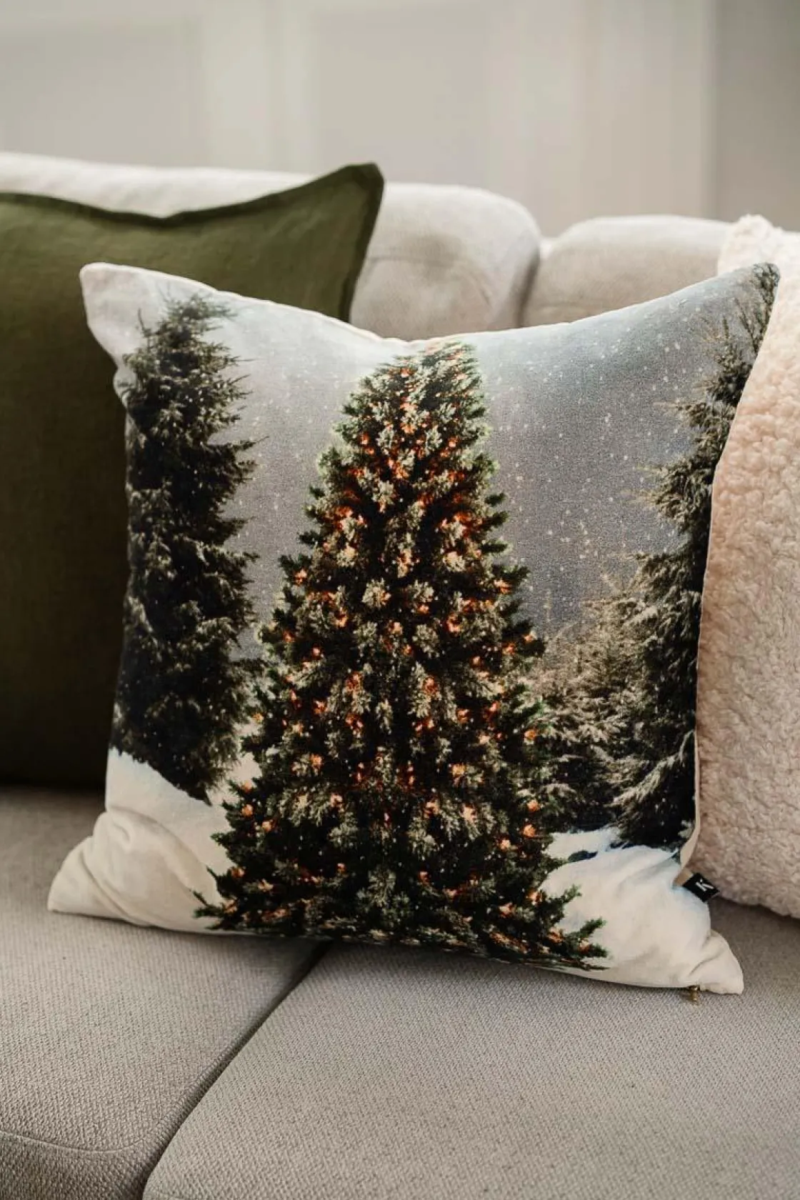 Kremmerhuset Putetrekk velur juletre| Putetrekk|Juletekstil