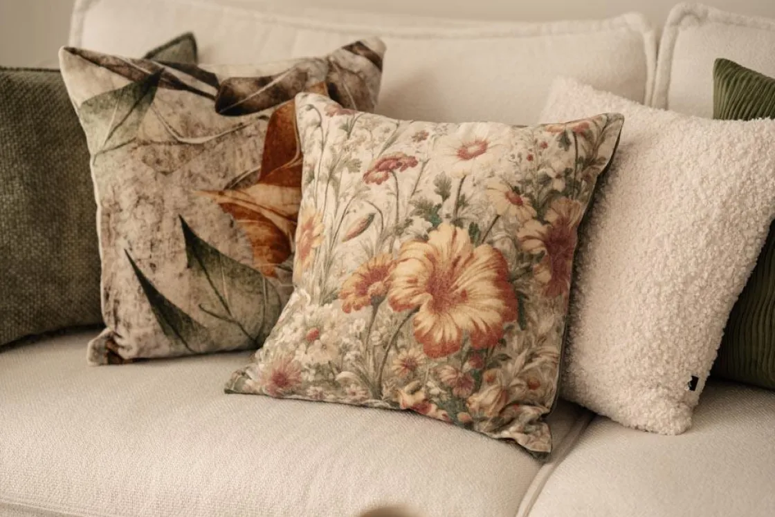 Kremmerhuset Putetrekk velur Løv 48x48cm| Putetrekk