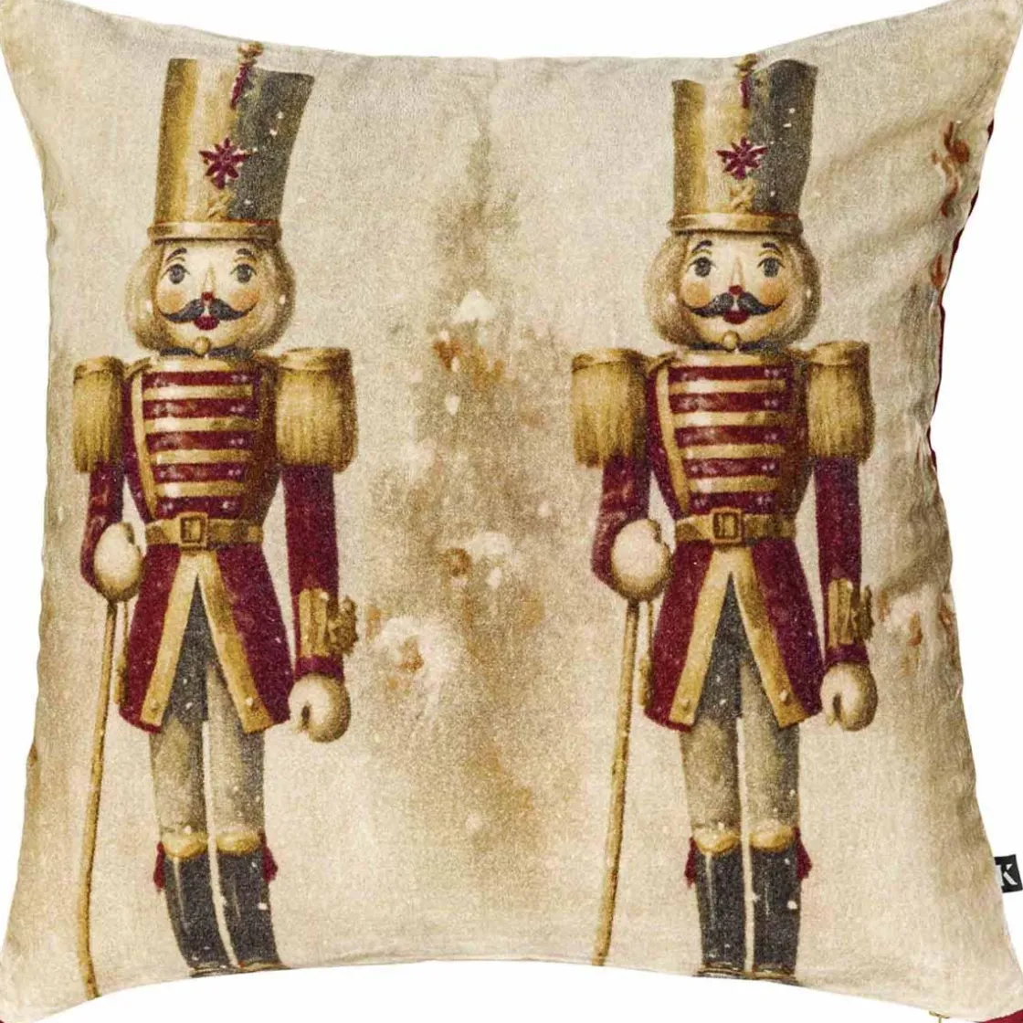 Kremmerhuset Putetrekk velur Nøtteknekkere 48x48cm| Putetrekk|Juletekstil