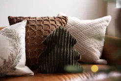 Kremmerhuset Putetrekk velur Sassari 48x48cm brun| Putetrekk|Juleputer