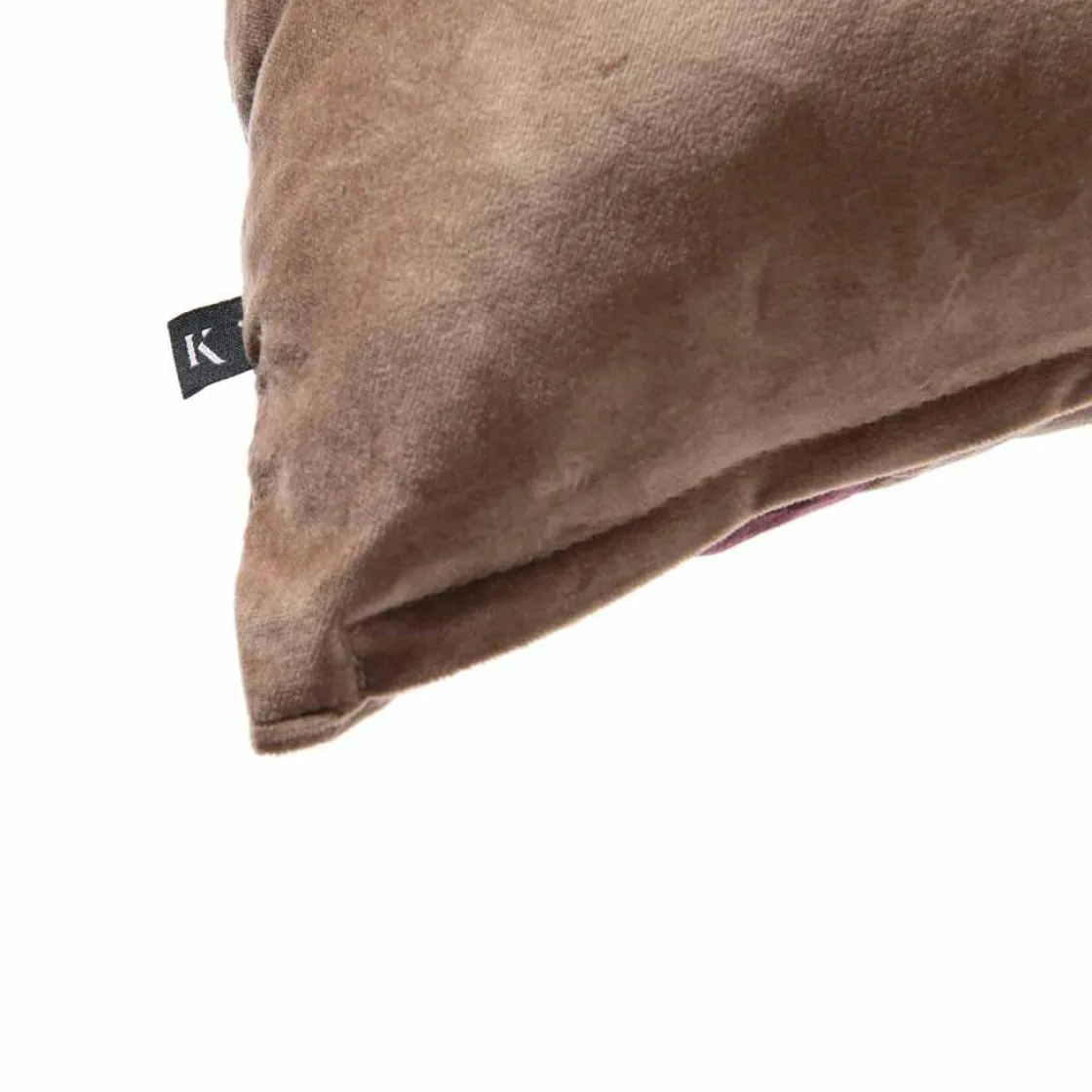 Kremmerhuset Putetrekk velur striper 48x48 cm, burgunder| Putetrekk