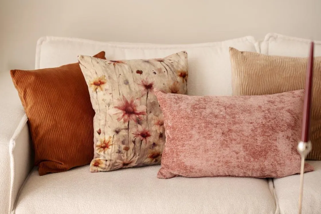 Kremmerhuset Putetrekk Waves 48x48cm rust| Putetrekk