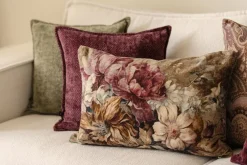 Kremmerhuset Putetrekk Wilma 45x45cm burgunder| Putetrekk