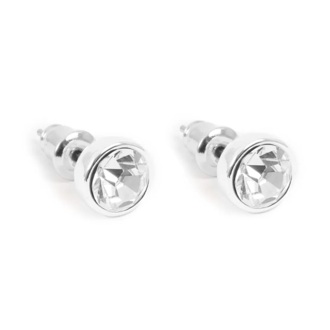 Kremmerhuset Øredobber med klar sten, Sølv| Ørepynt