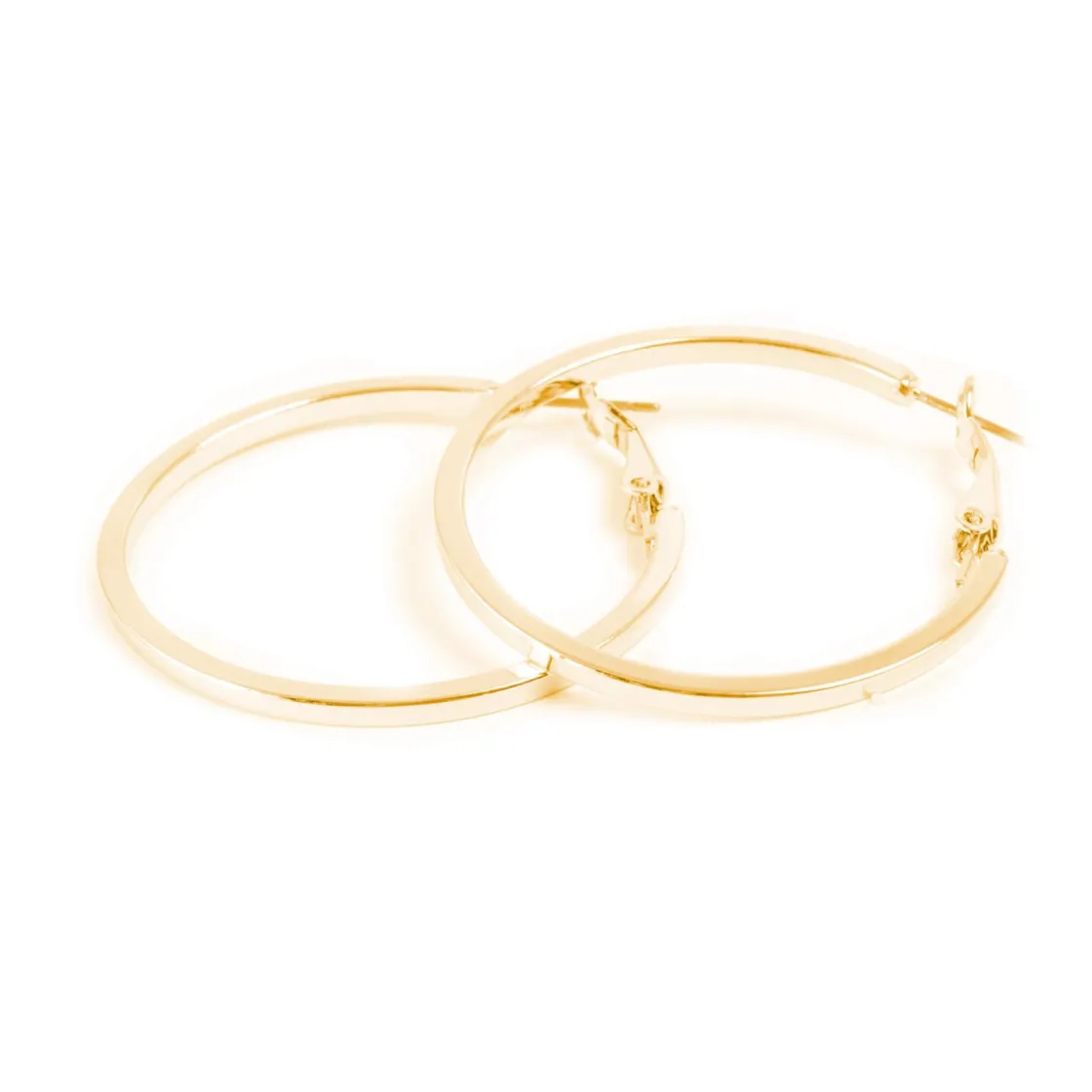 Kremmerhuset Øreringer, 40 mm, Gull| Ørepynt