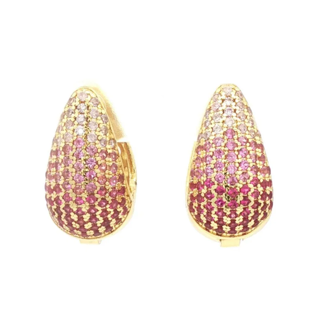 Kremmerhuset Øreringer, ombrè pink G| Ørepynt