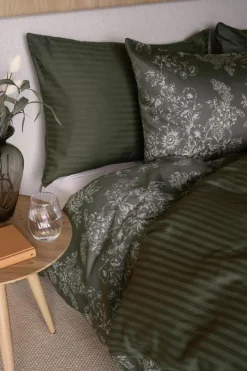 Kremmerhuset Sengesett Amalia Sateng 140x200 cm, grønn| Gavetips