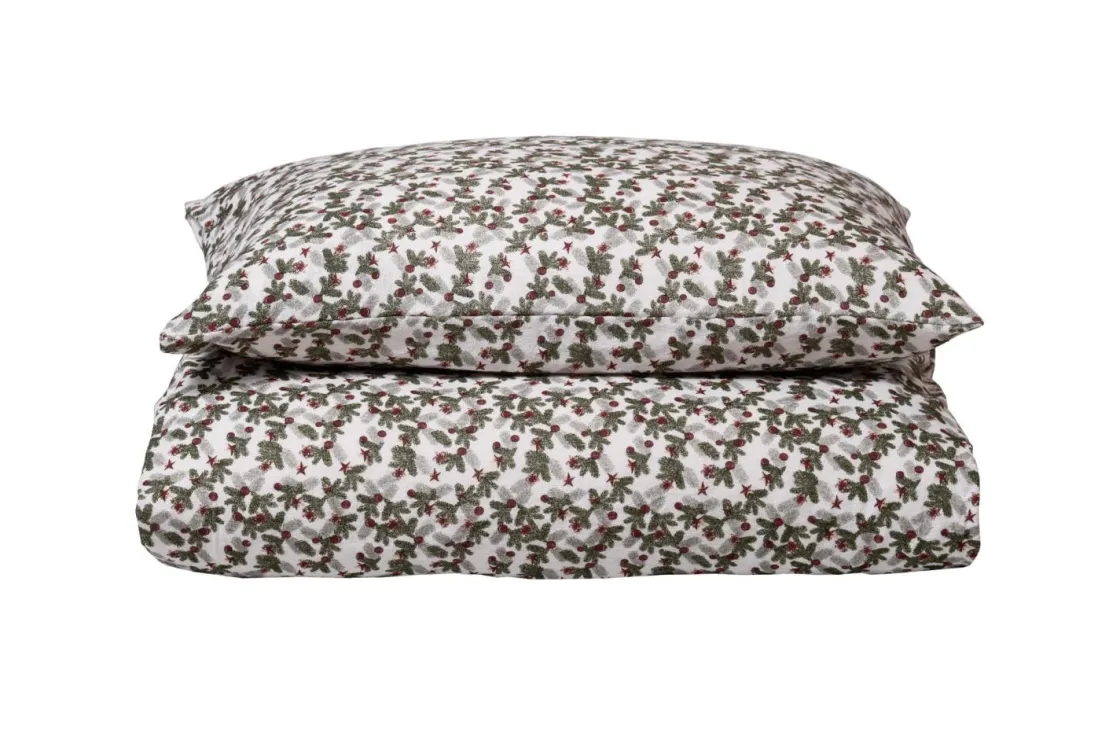 Kremmerhuset Sengesett Christmas Flanell 140x220 cm| Juletekstil