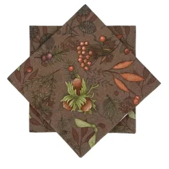 Kremmerhuset Serviett Autumn fruits Brun| Servietter