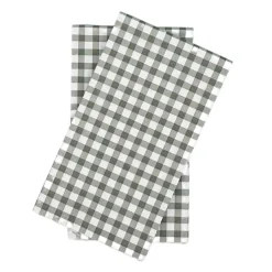 Kremmerhuset Serviett Check grønn| Servietter