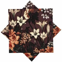 Kremmerhuset Serviett Høstblomst bordeaux| Servietter