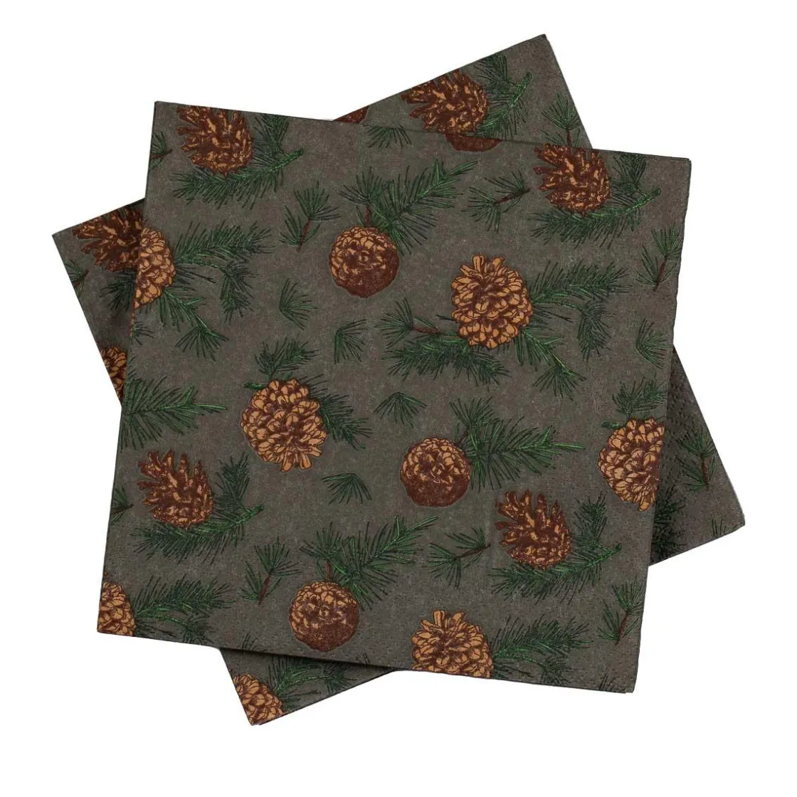 Kremmerhuset Serviett Kongle Grønn| Servietter|Juleservietter