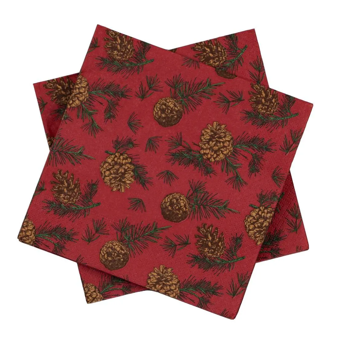 Kremmerhuset Serviett Kongle Rød| Servietter|Juleservietter