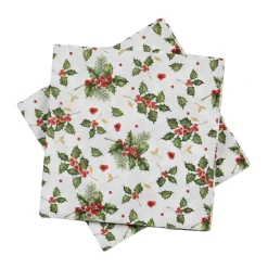 Kremmerhuset Serviett Misteltegn| Servietter|Juleservietter