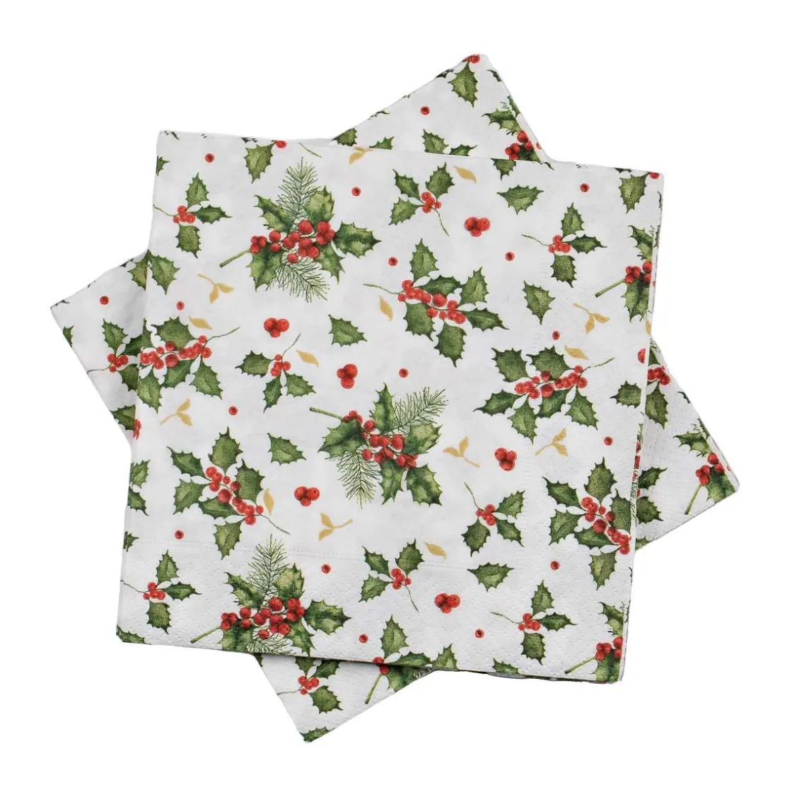 Kremmerhuset Serviett Misteltegn| Servietter|Juleservietter