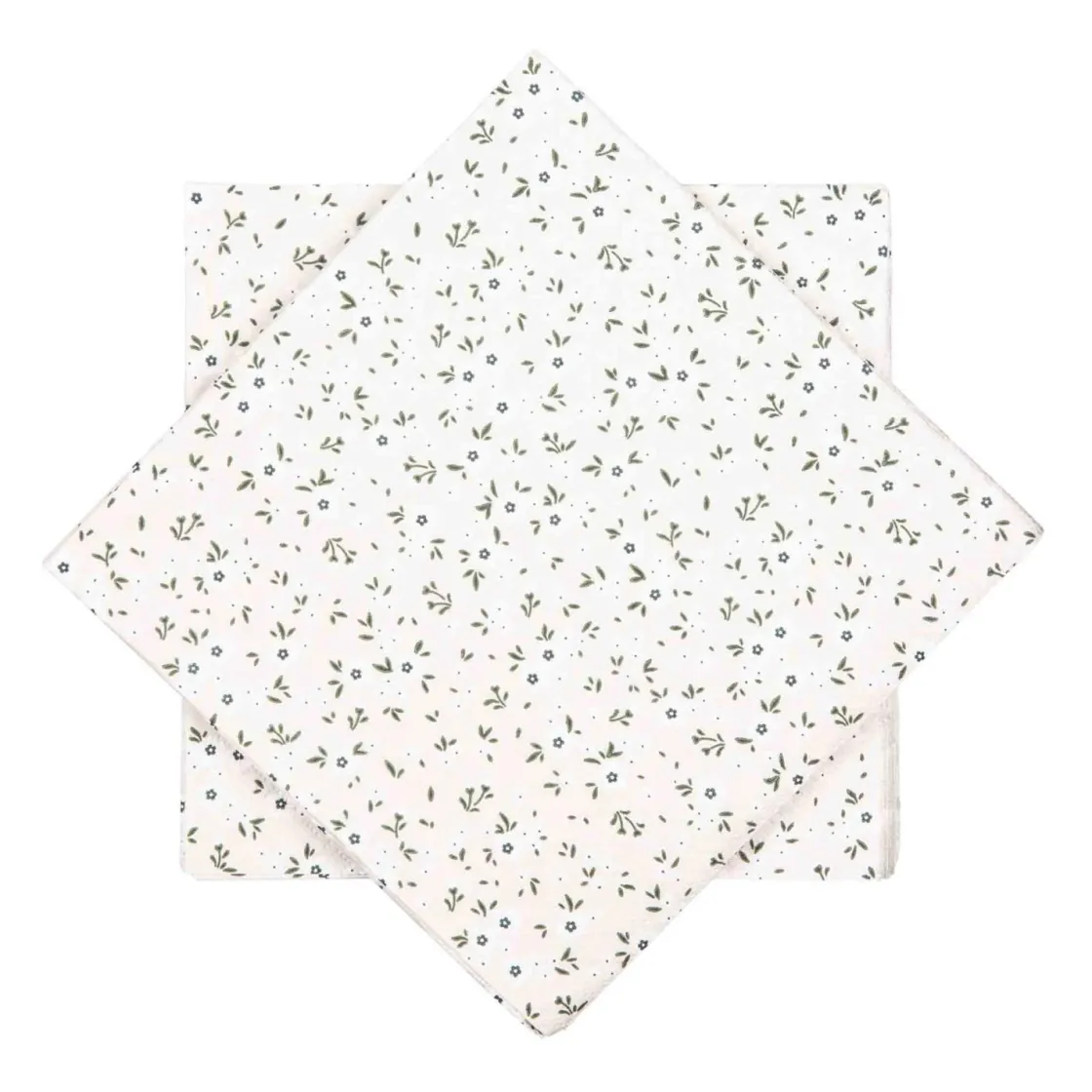 Kremmerhuset Serviett småblomster beige/hvit| Servietter