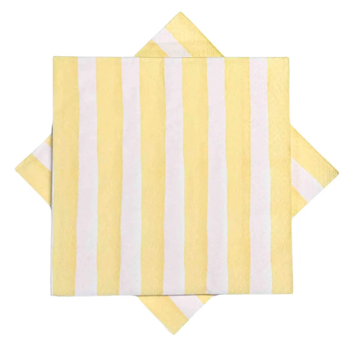 Kremmerhuset Serviett Stripe gul| Servietter