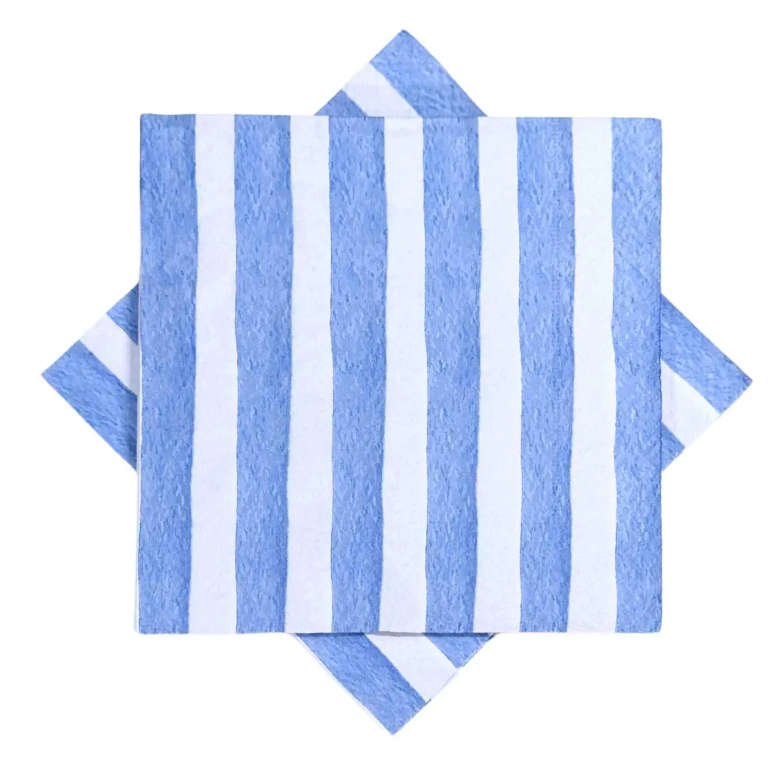 Kremmerhuset Serviett Stripe lyseblå| Servietter