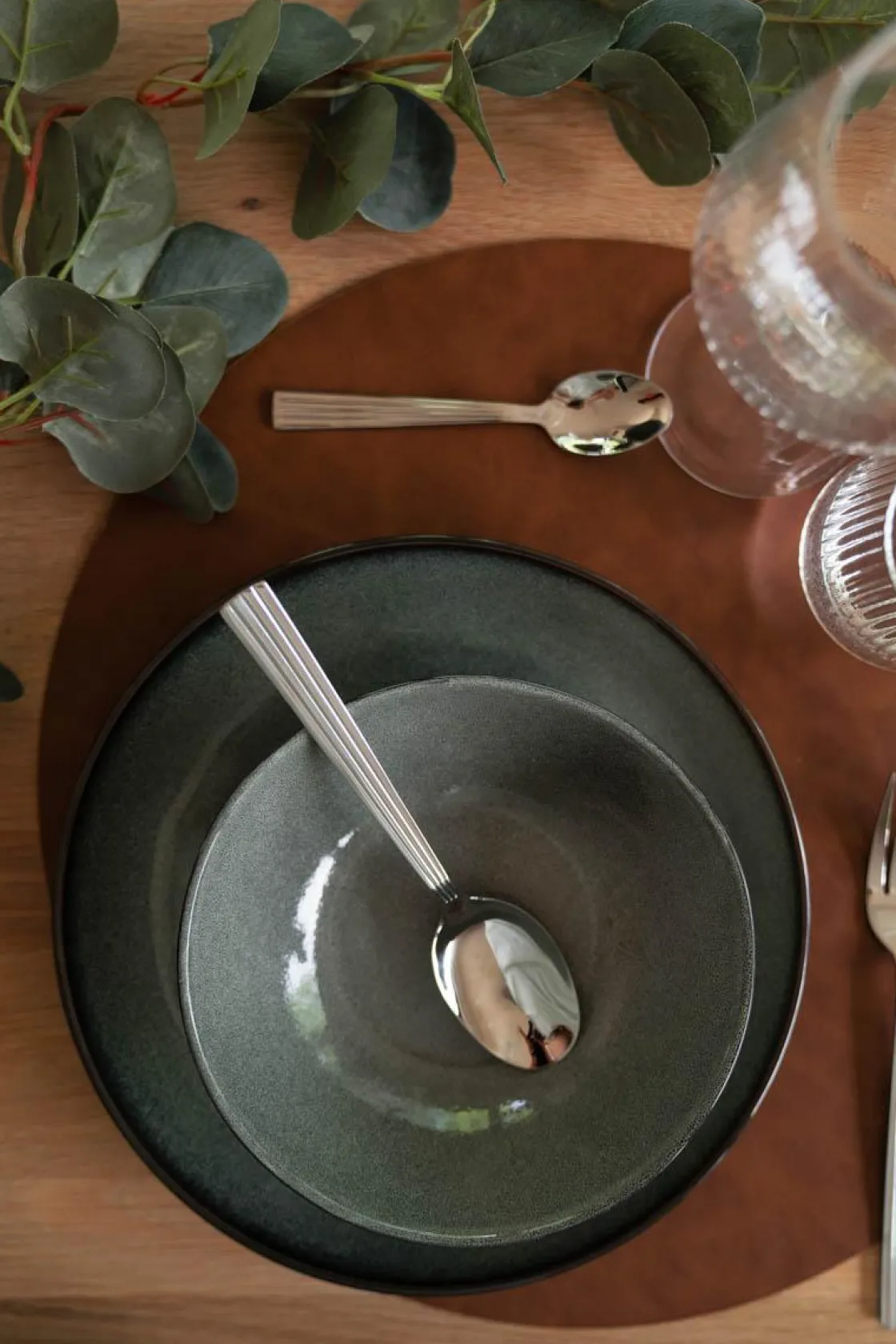 Kremmerhuset Skål Iben 18 cm grønn-blå| Skåler|Servise