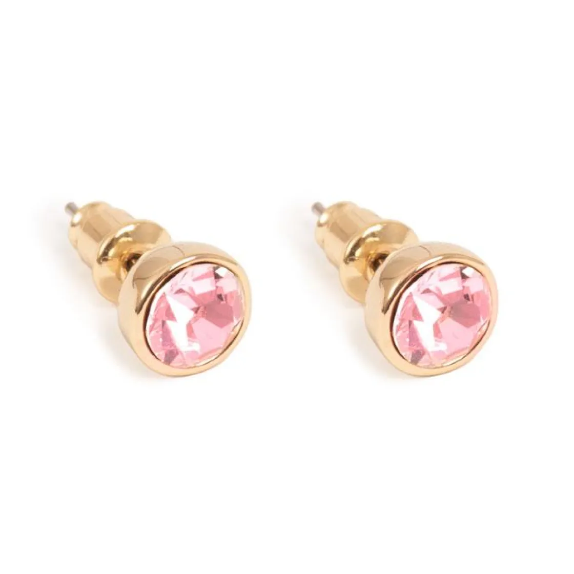 Kremmerhuset Små øredobber, rose, Gull| Ørepynt