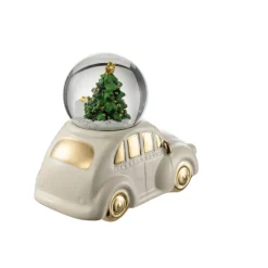 Kremmerhuset Snøkule Bil med tre| Julepynt