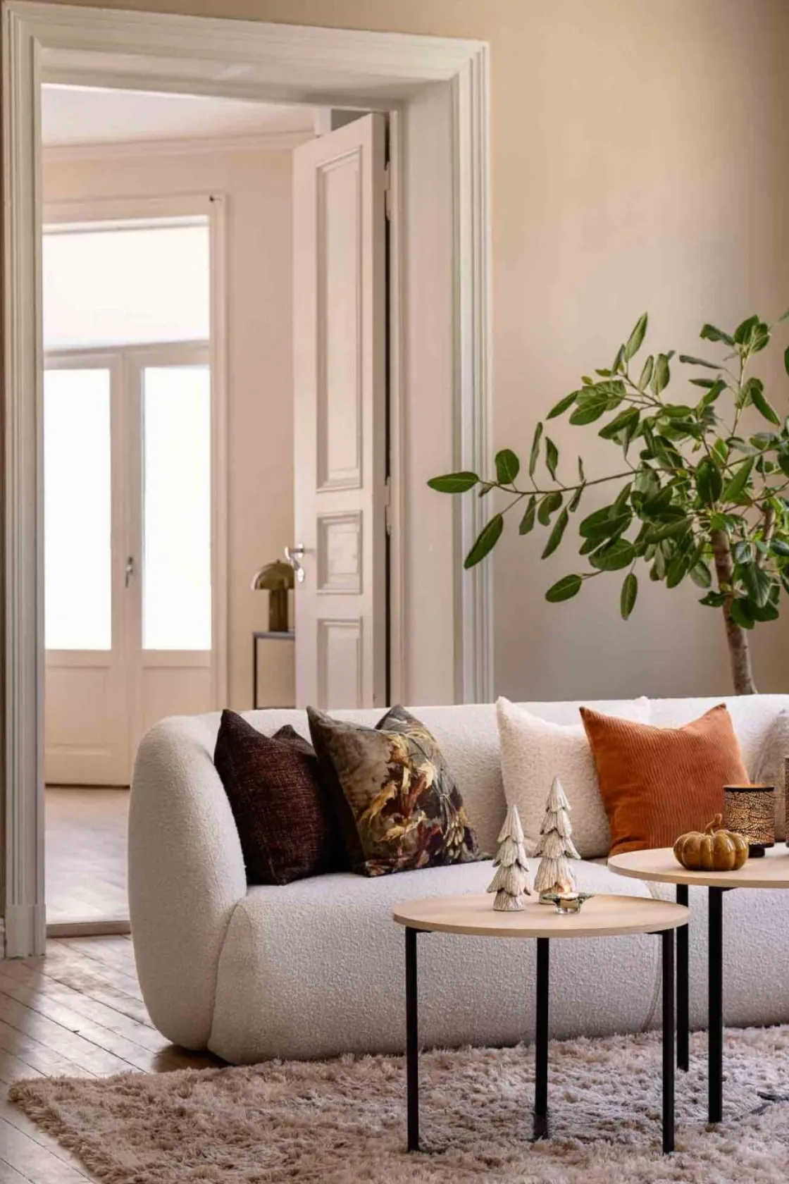 Kremmerhuset Sofabord Naima lys eik rund Ø56cm| Bord