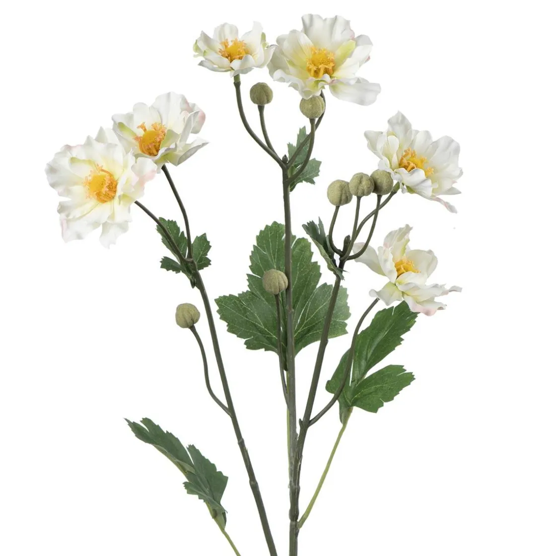 Kremmerhuset Stilkblomst Ranunkel 69 cm hvit| Kunstige Blomster