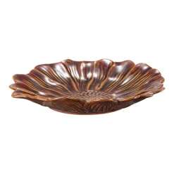 Kremmerhuset Tallerken Bloom flower 20cm Cognac| Servering|Servise