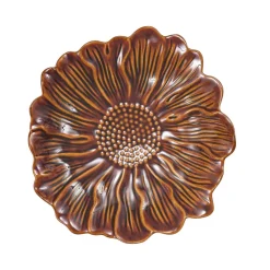 Kremmerhuset Tallerken Bloom flower 20cm Cognac| Servering|Servise