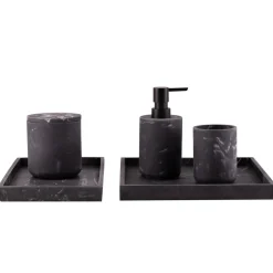 Kremmerhuset Tannbørsteholder marmor sort| Baderomsartikler