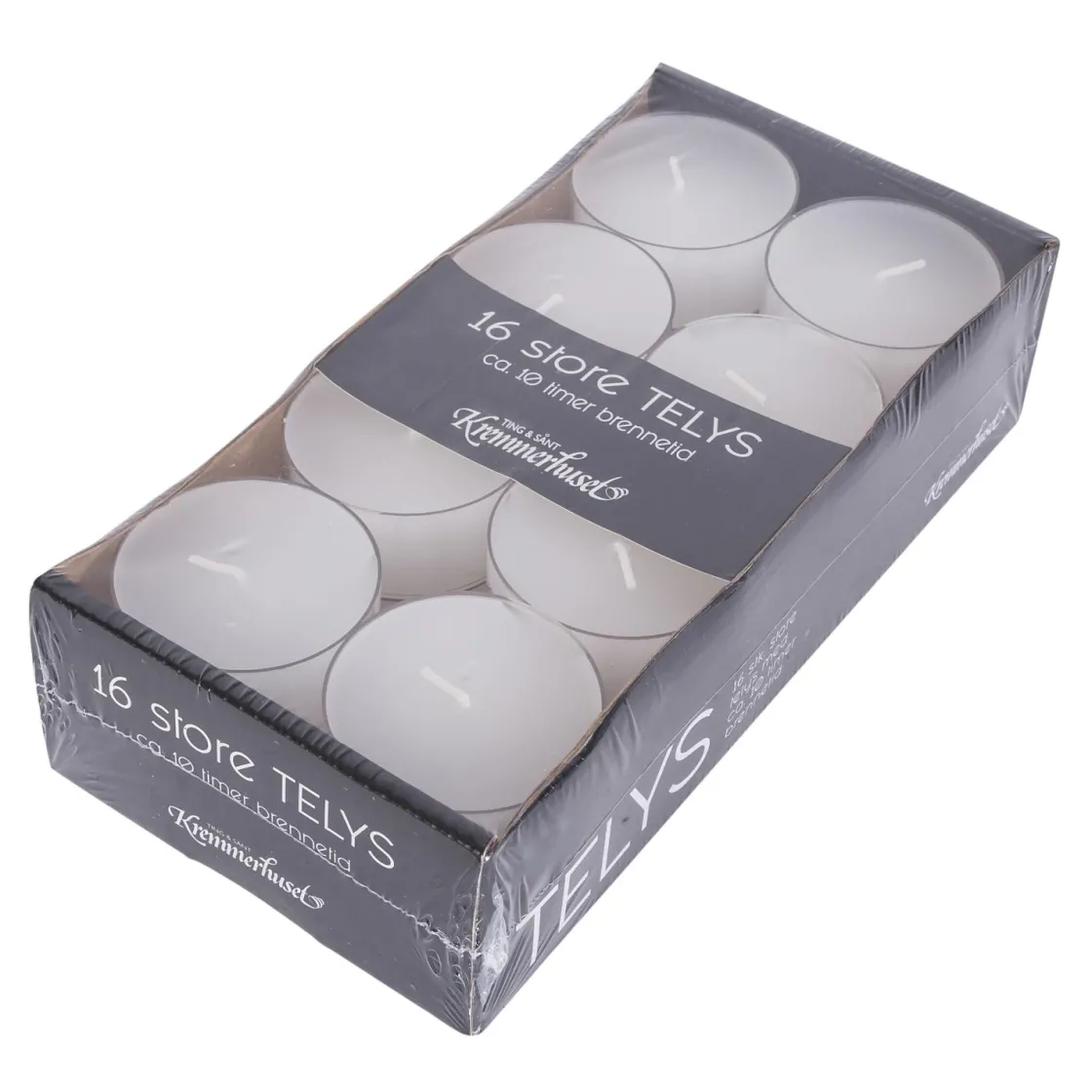 Kremmerhuset Telys store 16 pk| Telys